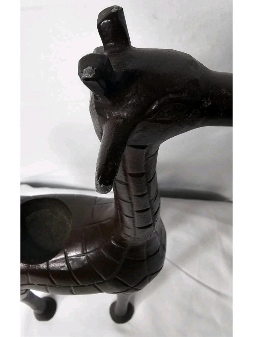 Metal Giraffe Sculpture Candle Holder 13